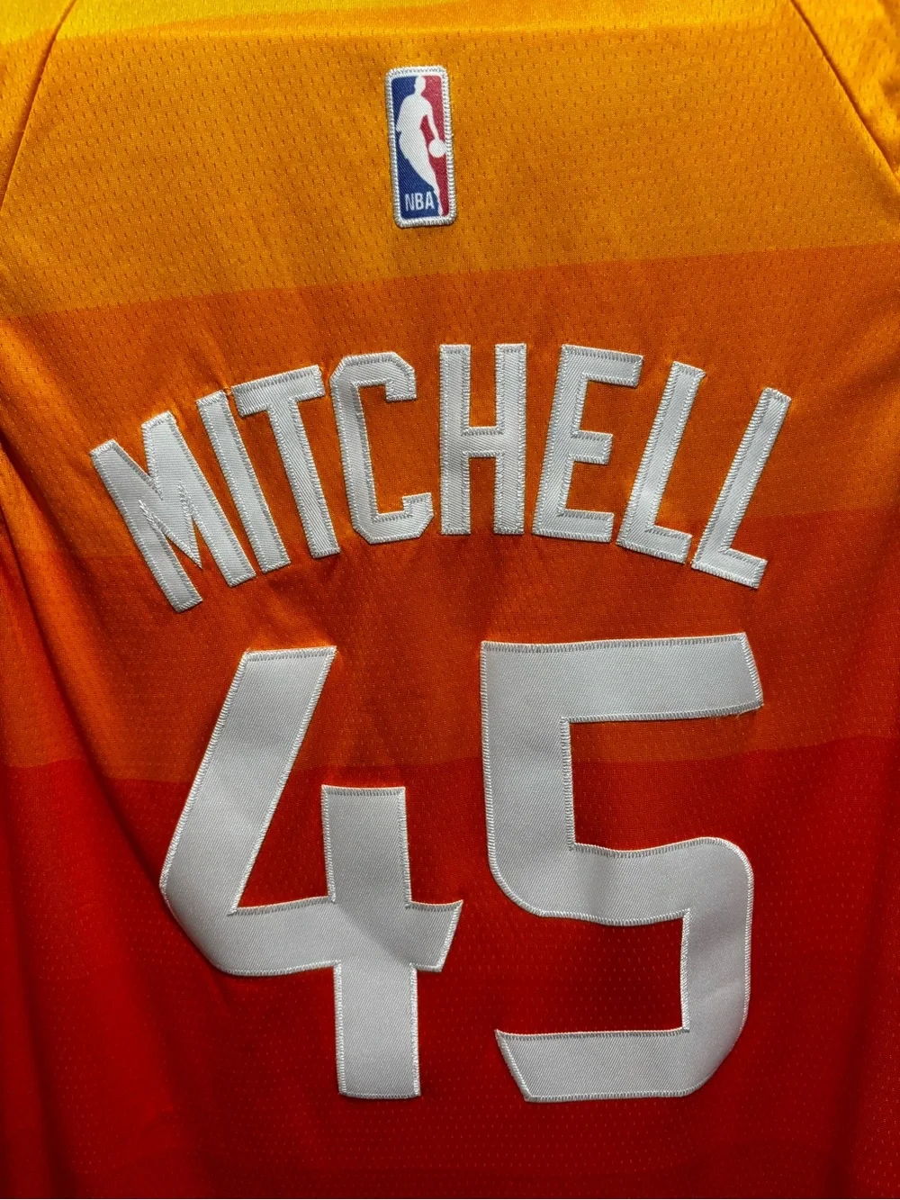 Nike Donavon Mitchell Men’s Sun Riss Utah Jazz NBA Stitched Jersey
